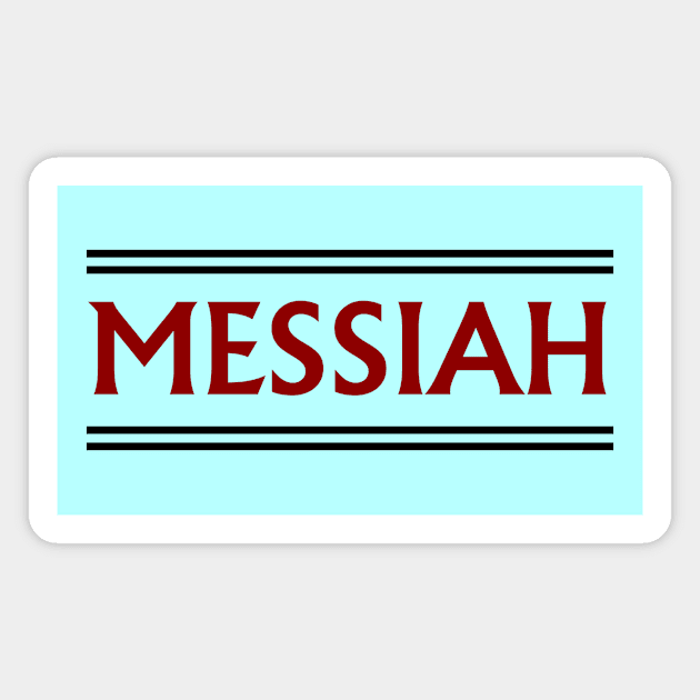 Messiah | Jesus Christ Magnet by All Things Gospel